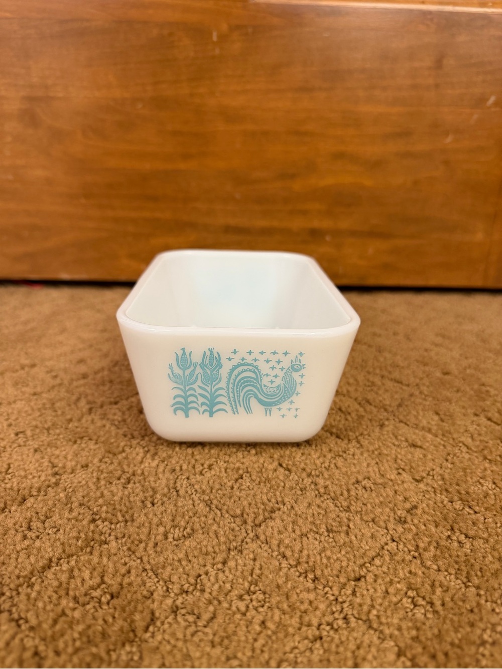 Vintage PYREX 1950s Blue Amish Butterprint Baking Dish NO LID